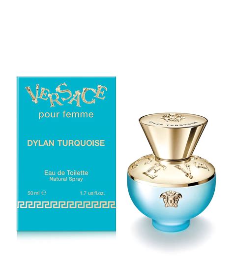 1.7 oz/ 50ml versace dylan turquoise eau de toilette|Versace dylan turquoise reviews.